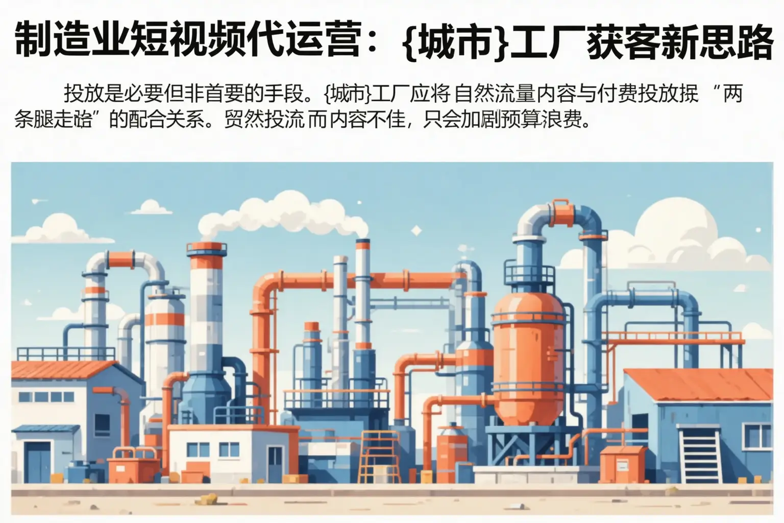 制造业短视频代运营:辽阳工厂获客新思路